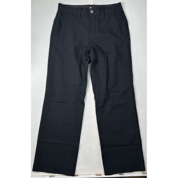 Lululemon Black Performance Chino Pants Size 34 Flat Front Stretch‎ Pant - Picture 1 of 7